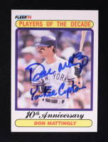 Don Mattingly Signed 1990 Fleer '85 #626 Inscribed "Yankees Captain" (Beckett) at PristineAuction.com