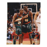 Gary Payton & Shawn Kemp Signed SuperSonics 8x10 Photo (JSA) at PristineAuction.com