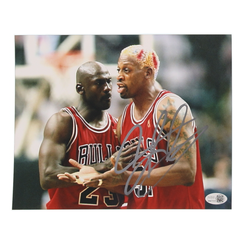 Dennis Rodman Signed 8x10 Photo (JSA) at PristineAuction.com Dennis Rodman Signed 8x10 Photo (JSA) at PristineAuction.com