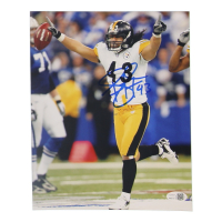 Troy Polamalu Signed Steelers 8x10 Photo (JSA) at PristineAuction.com