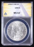 1896 Morgan Silver $1 Dollar (ANACS MS63) at PristineAuction.com