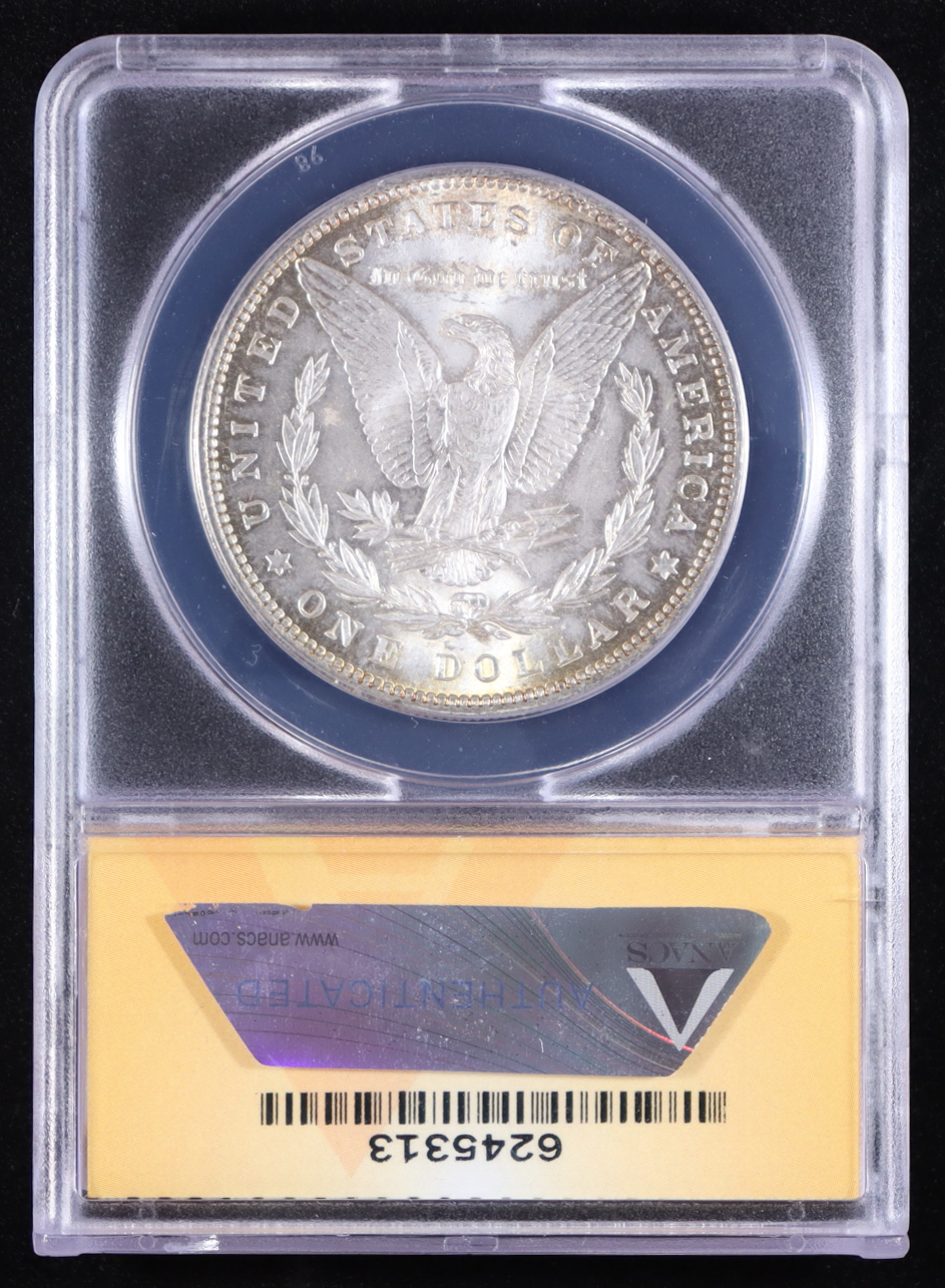 1885 Morgan Silver $1 Dollar (ANACS MS63) at PristineAuction.com 1885 Morgan Silver $1 Dollar (ANACS MS63) at PristineAuction.com