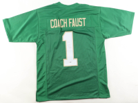 Gerry Faust Signed Jersey Inscribed "JMJ" & "Go Irish" (JSA) at PristineAuction.com