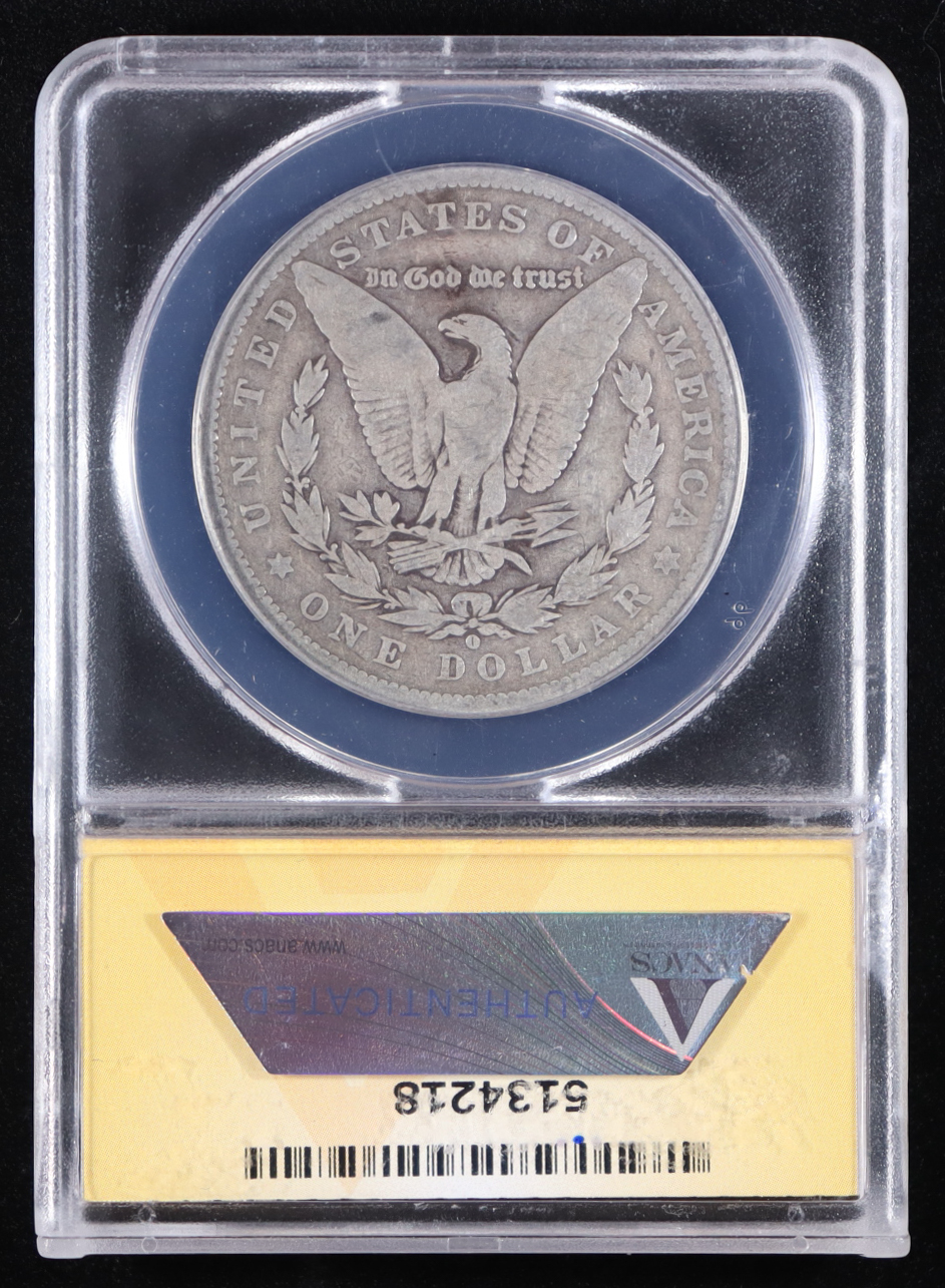 1888-O Morgan Silver $1 Dollar, OVAL 'O' TOP-100 VAM-17 (ANACS VG8) at PristineAuction.com 1888-O Morgan Silver $1 Dollar, OVAL 'O' TOP-100 VAM-17 (ANACS VG8) at PristineAuction.com