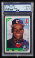 Frank Thomas Signed 1990 Score #663 RC (PSA Authentic) at PristineAuction.com
