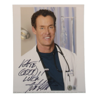 John C. McGinley Signed "Scrubs" 8x10 Photo Inscribed "Good Luck!" (Beckett) at PristineAuction.com