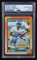 Frank Thomas Signed 1990 Topps #414 RC (PSA) at PristineAuction.com