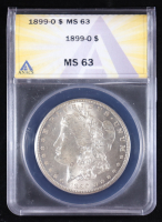 1899-O Morgan Silver $1 Dollar (ANACS MS63) at PristineAuction.com
