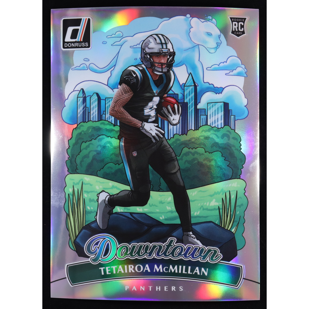 Tetairoa McMillan 2025 Panini Donruss Downtown #15 RC at PristineAuction.com