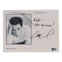 Eric McCormack Signed "Will & Grace" 8x10 Photo Inscribed "Not My Name!" (Beckett) at PristineAuction.com