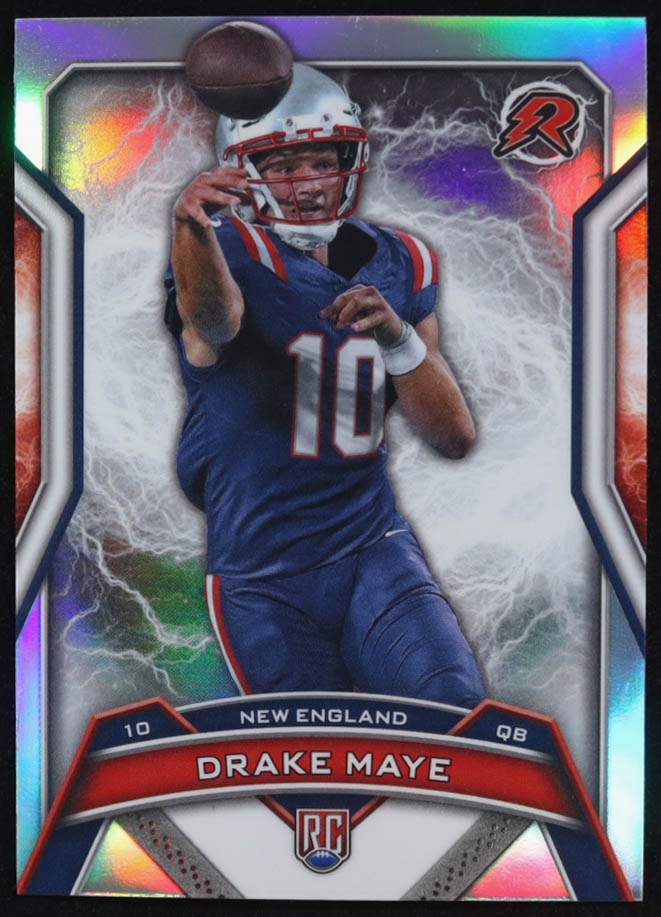 Drake Maye 2024 Topps Resurgence Refractors #164 RC at PristineAuction.com Drake Maye 2024 Topps Resurgence Refractors #164 RC at PristineAuction.com