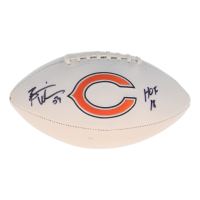 Brian Urlacher Signed Bears Logo Football Inscribed "HOF 18" (Beckett) at PristineAuction.com