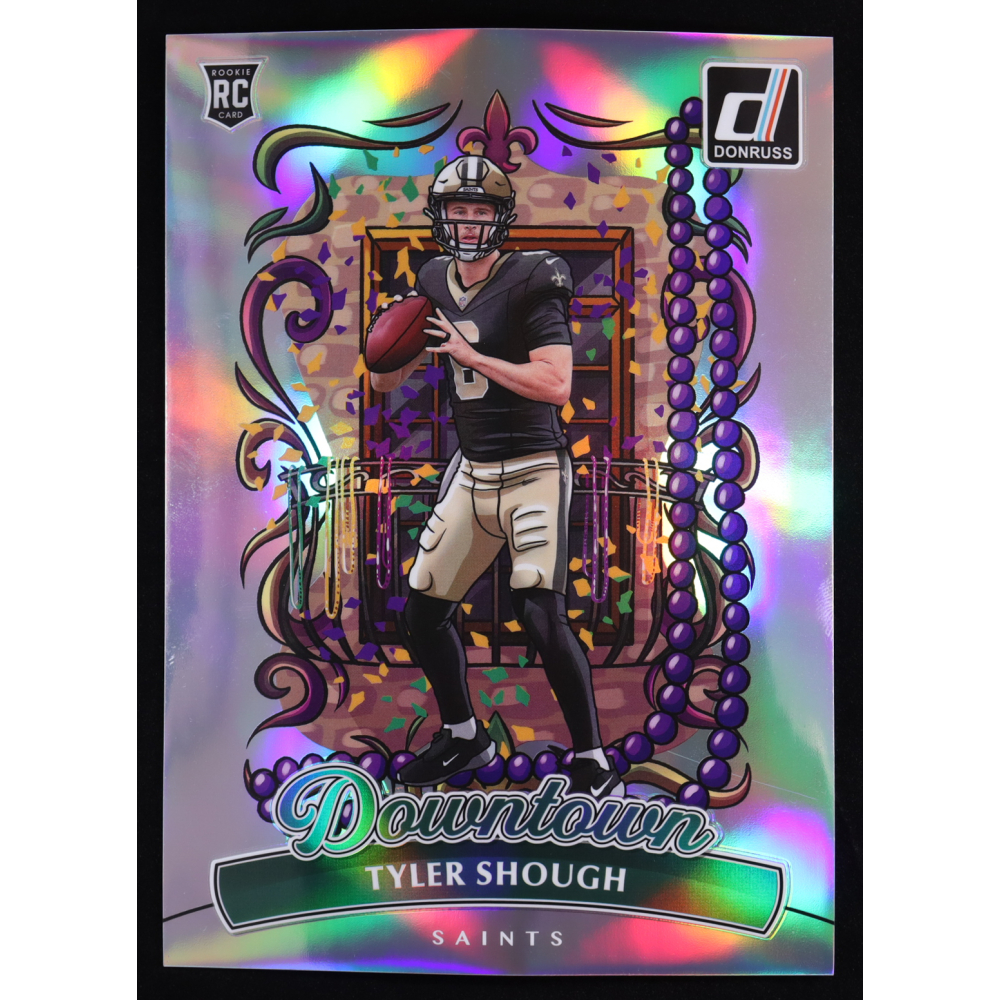 Tyler Shough 2025 Panini Donruss Downtown #19 RC at PristineAuction.com