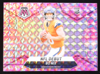 Bo Nix 2024 Panini Mosaic Mosaic Camo Pink #271 DEB RC at PristineAuction.com