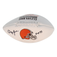 Ozzie Newsome Signed Browns Logo Football Inscribed "HOF '99" (Beckett) at PristineAuction.com