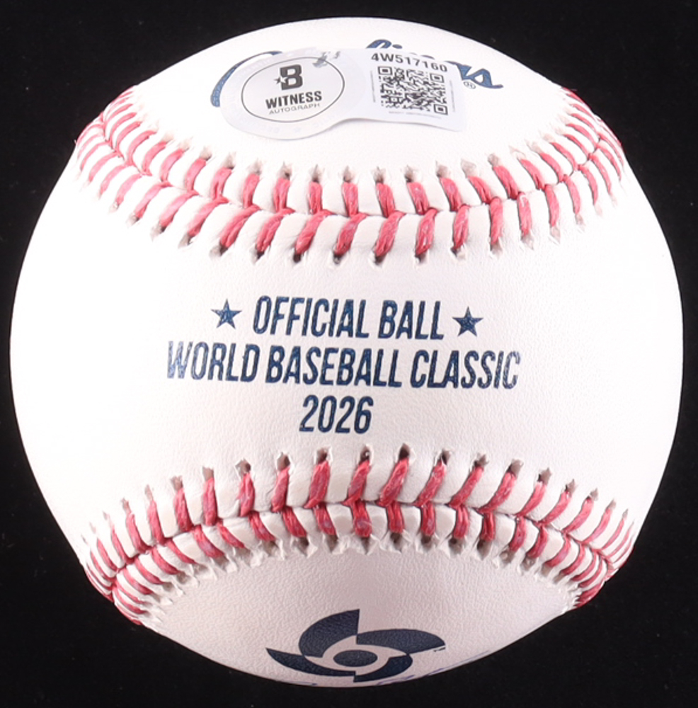 Alex Bregman Signed 2026 World Baseball Classic Logo Baseball (Beckett) at PristineAuction.com Alex Bregman Signed 2026 World Baseball Classic Logo Baseball (Beckett) at PristineAuction.com