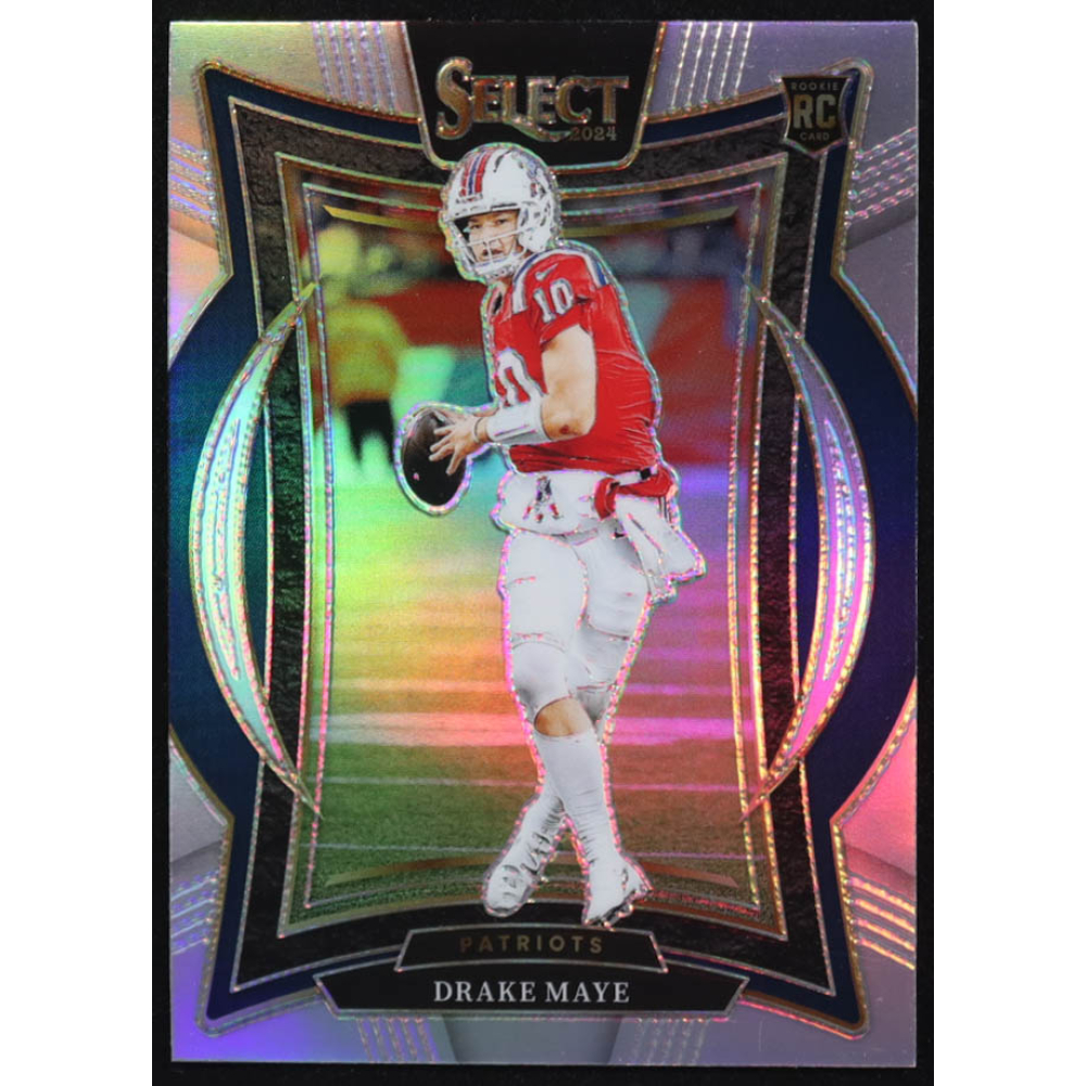 Drake Maye 2024 Select Prizm Silver #27 RC at PristineAuction.com
