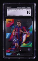 Lamine Yamal 2023-24 Finest UEFA Club Competitions #50 RC (CGC 10) at PristineAuction.com