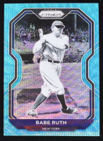 Babe Ruth 2021 Panini Prizm Prizms Teal Wave #182 at PristineAuction.com