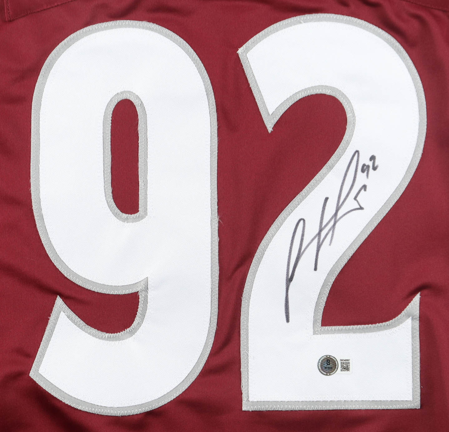 Gabriel Landeskog Signed Jersey (Beckett) at PristineAuction.com Gabriel Landeskog Signed Jersey (Beckett) at PristineAuction.com