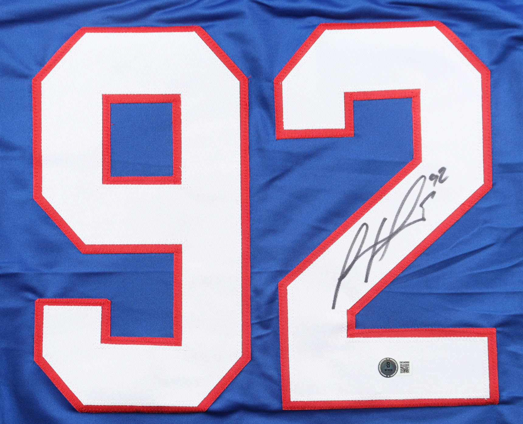 Gabriel Landeskog Signed Jersey (Beckett) at PristineAuction.com Gabriel Landeskog Signed Jersey (Beckett) at PristineAuction.com