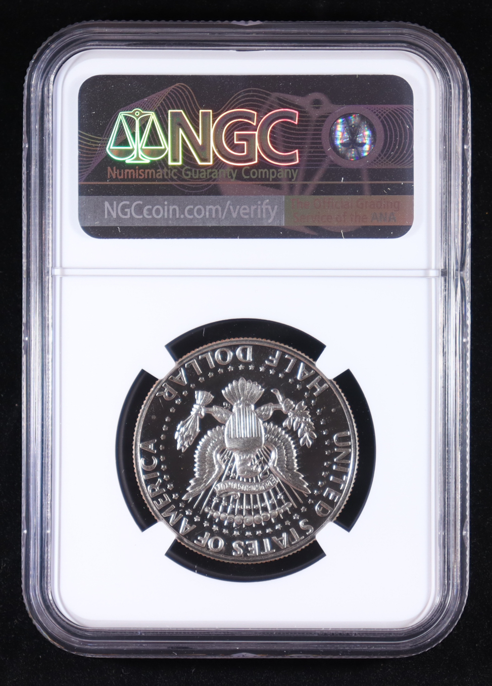 1977-S Kennedy 50C Half Dollar - JFK Signature Label (NGC PF69 ULTRA CAMEO) at PristineAuction.com 1977-S Kennedy 50C Half Dollar - JFK Signature Label (NGC PF69 ULTRA CAMEO) at PristineAuction.com