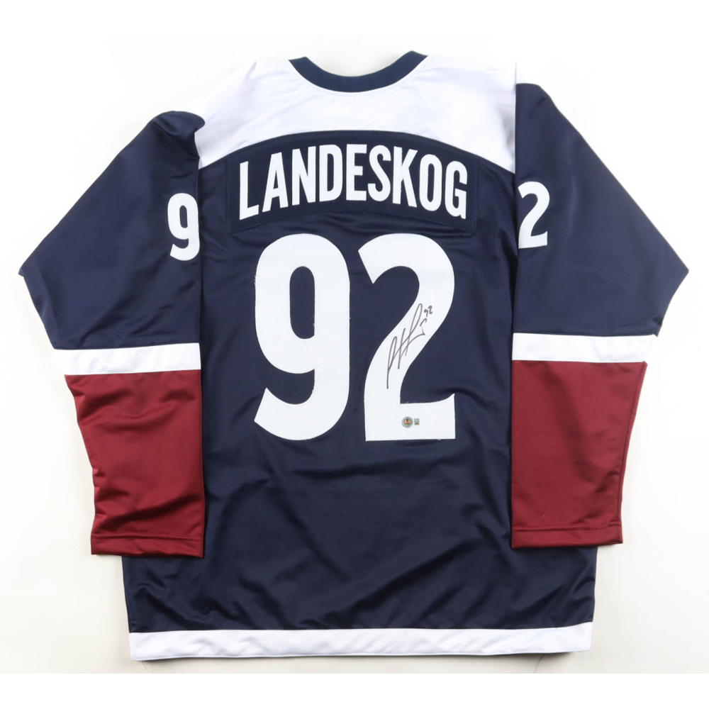Gabriel Landeskog Signed Jersey (Beckett) at PristineAuction.com