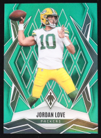 Jordan Love  2025 Panini Phoenix Green Seismic #117 #21/25 at PristineAuction.com