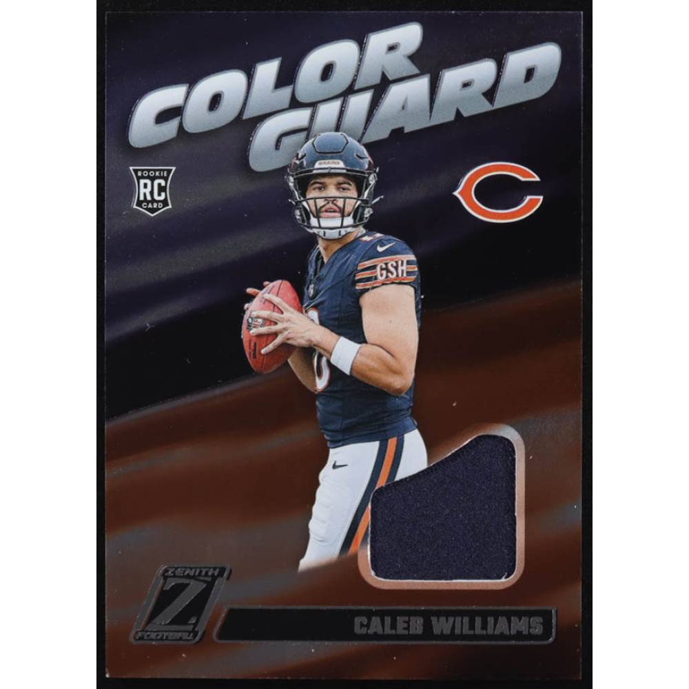 Caleb Williams 2024 Zenith Color Guard Jerseys #1 RC at PristineAuction.com