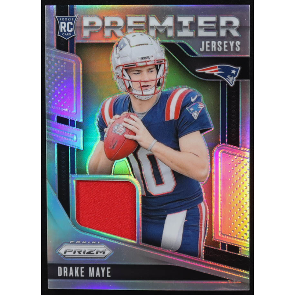 Drake Maye 2024 Panini Prizm Premier Jerseys #6 RC at PristineAuction.com