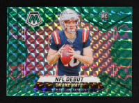 Drake Maye 2024 Panini Mosaic Mosaic Green #273 DEB RC at PristineAuction.com