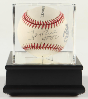 Jerry Rice Signed OL Orioles Logo Baseball with Display Case (PSA) at PristineAuction.com
