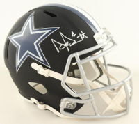 Dak Prescott Signed Cowboys Full-Size Matte Black Alternate Speed Helmet (Prescott & Beckett) at PristineAuction.com