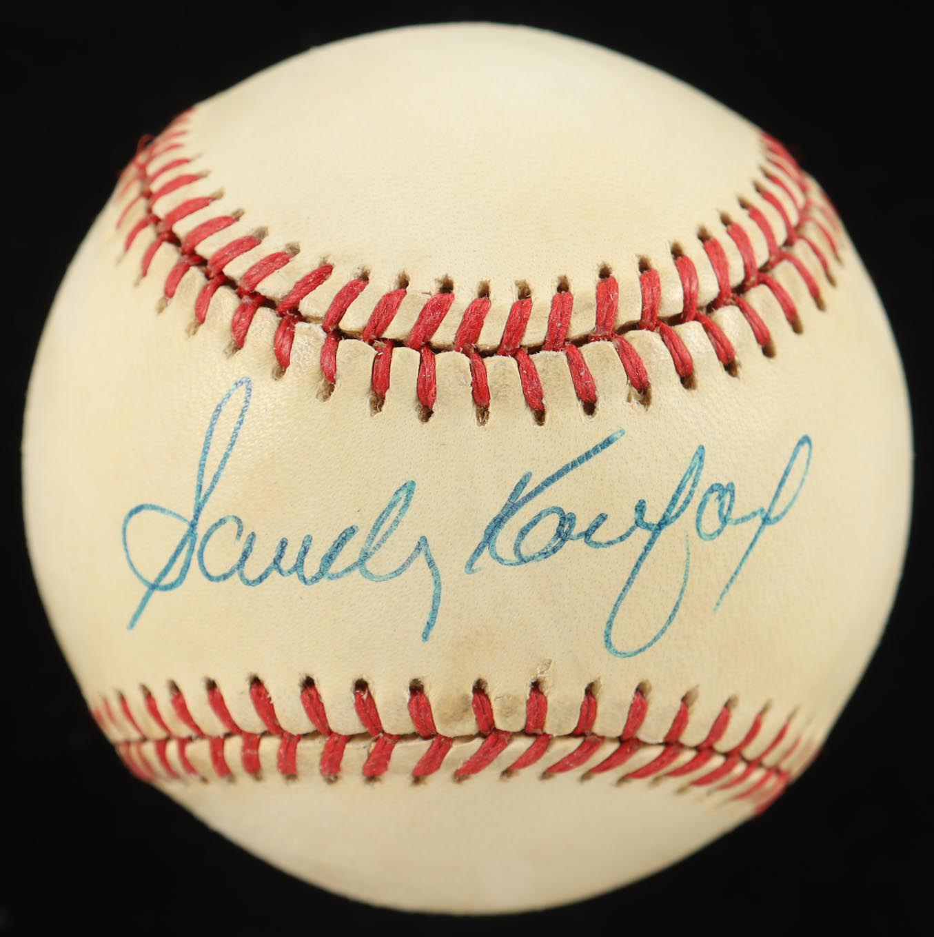 Sandy Koufax Signed ONL Baseball with Display Case (PSA) at PristineAuction.com Sandy Koufax Signed ONL Baseball with Display Case (PSA) at PristineAuction.com