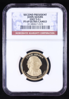 2007-S U.S. Presidential Proof $1 Dollar, John Adams (NGC PF69 ULTRA CAMEO) at PristineAuction.com