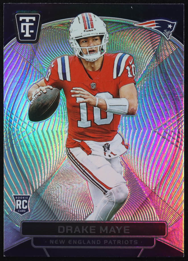 Drake Maye 2024 Totally Certified Mirror #121 RC at PristineAuction.com Drake Maye 2024 Totally Certified Mirror #121 RC at PristineAuction.com