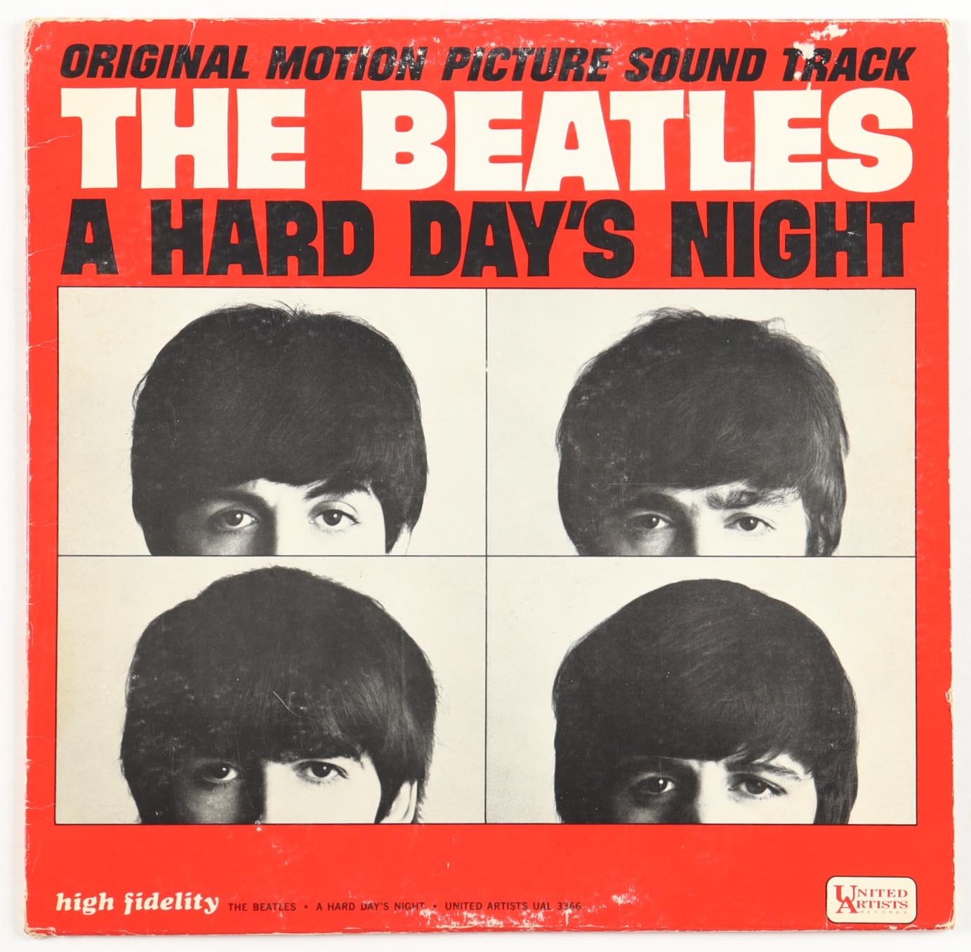 The Beatles "A Hard Day's Night" Vintage Vinyl LP Album with Record at PristineAuction.com The Beatles "A Hard Day's Night" Vintage Vinyl LP Album with Record at PristineAuction.com