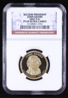 2007-S U.S. Presidential Proof $1 Dollar, John Adams (NGC PF69 ULTRA CAMEO) at PristineAuction.com