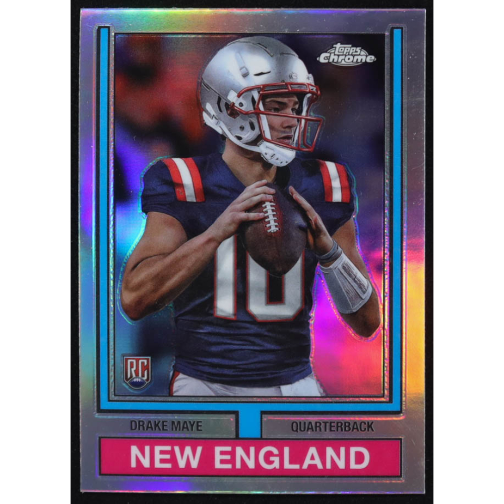 Drake Maye 2024 Topps Chrome '74 Topps Refactors #74TF3 RC at PristineAuction.com