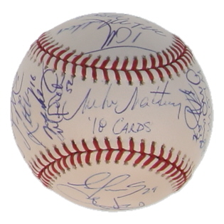 2018 Cardinals | OML Baseball Team-Signed by (28) with Yadier Molina, Jack Flaherty, Harrison Bader (JSA) at PristineAuction.com 2018 Cardinals | OML Baseball Team-Signed by (28) with Yadier Molina, Jack Flaherty, Harrison Bader (JSA) at PristineAuction.com