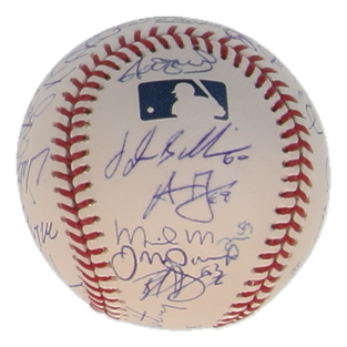 2018 Cardinals | OML Baseball Team-Signed by (28) with Yadier Molina, Jack Flaherty, Harrison Bader (JSA) at PristineAuction.com 2018 Cardinals | OML Baseball Team-Signed by (28) with Yadier Molina, Jack Flaherty, Harrison Bader (JSA) at PristineAuction.com