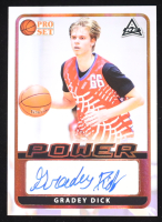 Gradey Dick 2022 Leaf Pro Set Power Autographs #BAGD1 RC at PristineAuction.com