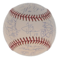 2008 Cardinals | OML Baseball Team-Signed by (27) with Albert Pujols, Yadier Molina, Chris Perez (JSA) at PristineAuction.com