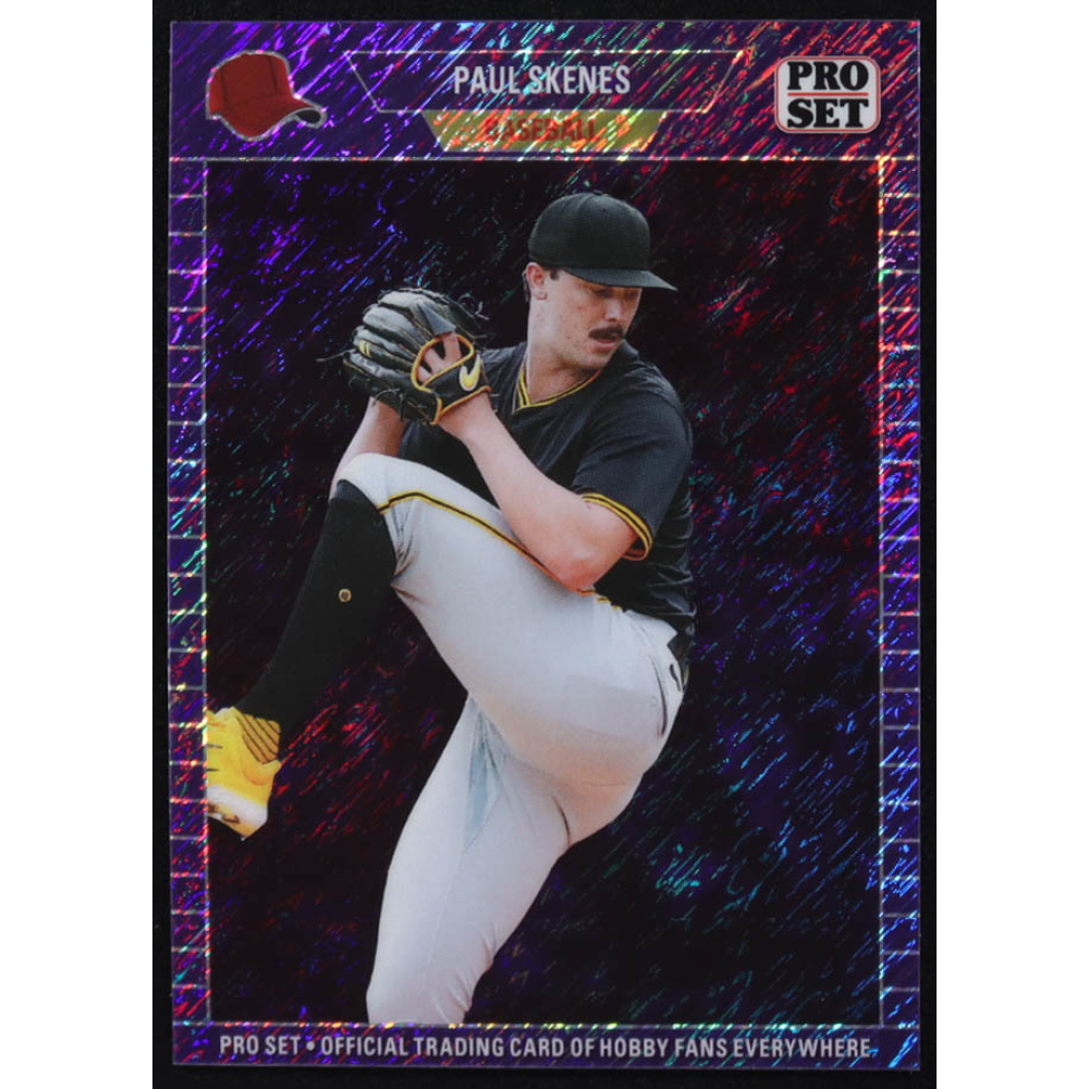 Paul Skenes 2024 Leaf Collective Promo '89 Pro Set Shimmer Purple #89B5 #072/199 RC at PristineAuction.com