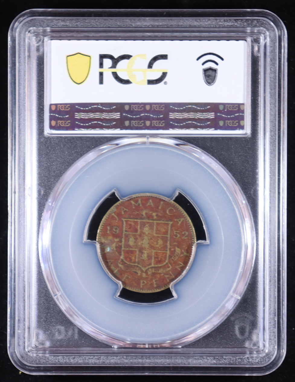 9/11 World Trade Center Ground Zero Recovery Jamaica 1/2 Penny (PCGS) at PristineAuction.com 9/11 World Trade Center Ground Zero Recovery Jamaica 1/2 Penny (PCGS) at PristineAuction.com