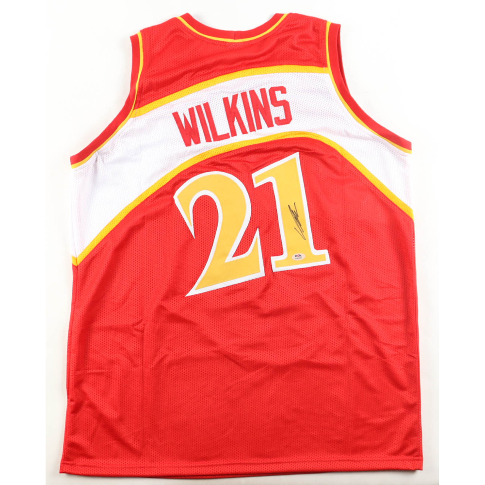 Dominique Wilkins Signed Jersey (PSA) at PristineAuction.com