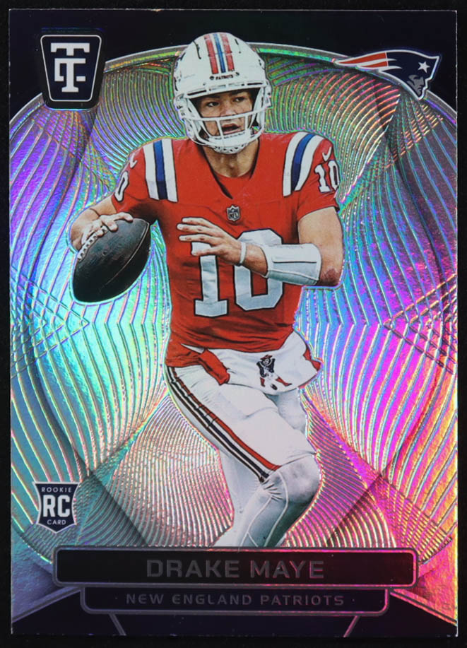 Drake Maye 2024 Totally Certified Mirror #121 RC at PristineAuction.com Drake Maye 2024 Totally Certified Mirror #121 RC at PristineAuction.com