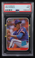Greg Maddux 1987 Donruss Rated Rookie #36 RC (PSA 9) at PristineAuction.com