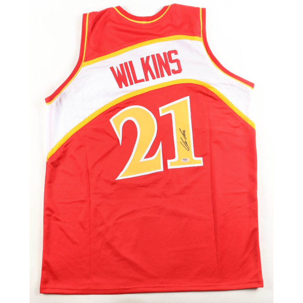 Dominique Wilkins Signed Jersey (PSA) at PristineAuction.com