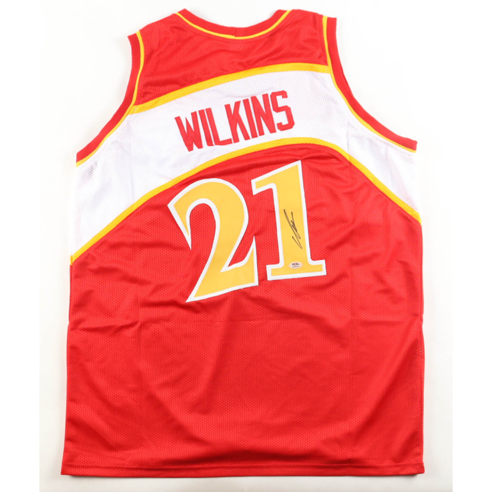 Dominique Wilkins Signed Jersey (PSA) at PristineAuction.com